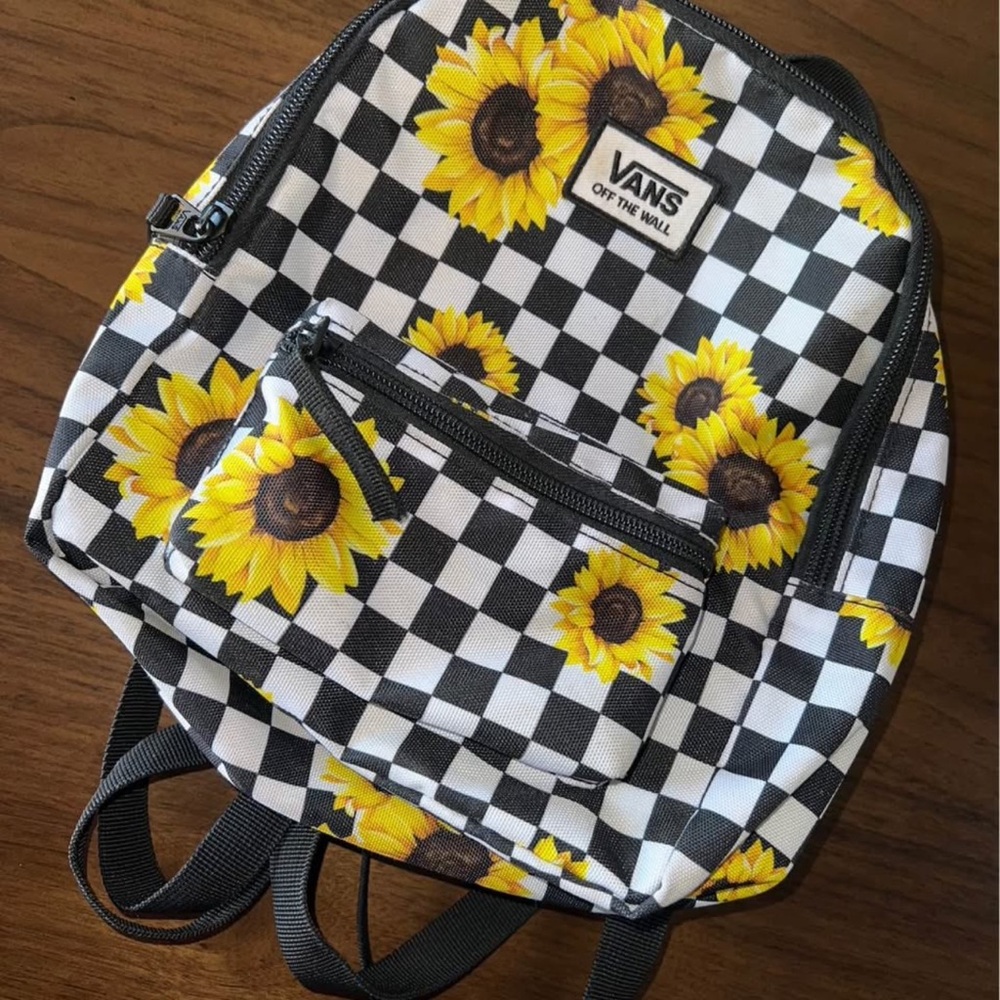 Vans Checkered Sunflower Mini Backpack - Picture 3 of 4